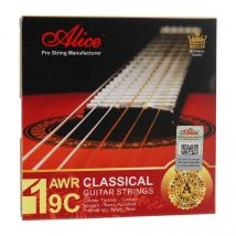 Alice AWR19C Konzertgitarrensaiten, goldener Kohlenstoff, versilbert, Cooper-Wicklung, normale hohe Spannung