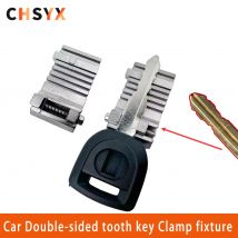 2 teile/los Für Neue Universal Schlüssel Maschine Leuchte Clamp Befestigungs leuchte für automobil doppelseitige zahn schlüssel für Alle Schlüssel kopie Mach