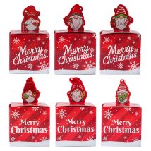 Weihnachten Schneeflocke gesichtslose Puppe Candy Box Navidad Natal Noel Cookie Box Frohe Weihnachten Dekoration für Zuhause 2024 Neujahr 2025