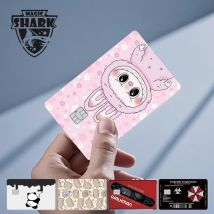 Magic Shark Panda Chips Bow Tape Cat Money Film Skin Sticker for Metro Credit Debit Card No Fade