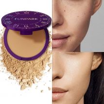 5-farbige, matte, vollständig abdeckende, gepresste Puder-Foundation, Ölkontrolle, makelloses, schwereloses Finishing-Puder-Make-up für Frauengeschenke