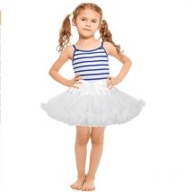 Kinder Mädchen Lolita Cosplay Petticoats A-Linie Puffy Tutu Rock Layered Tüll Ballett Tanz Pettiskirts Big Bowknot Unterrock