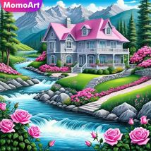 Momoart Bär Diamant Mosaik Tier voller Runde Diamant Malerei Mond Stickerei neue Ankunft handgemachte Hobby