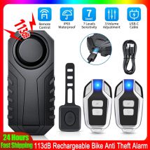 Elecpow Fahrrad alarm 113db wiederauf lad bares Fahrrad Anti-Diebstahl-Alarmsystem ip65 wasserdichtes Motorrad Elektro roller Alarm