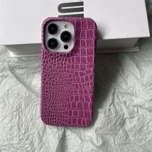 Neu geeignet für iPhone 16pro Handyhülle 15promax Krokodilmuster 14pro 13 Half Pack 12 11 XR Anti Drop Hard Schutzhülle