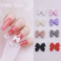 500 Stück heiß verkaufte Bowtie Nail Art Charms – trendiges Kunstharz-DIY-Nagelzubehör für einen schicken und glamourösen Maniküre-Look