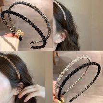 2pc Mode Vintage Kristall Headwear Stirnband Frauen Mädchen Haar Bands Koreanische Haarband für Hochzeit Party Haar Zubehör