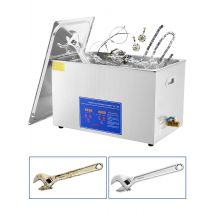 2/3/6/10L/30L Digital Heating Ultrasonic Cleaner 220V 40KHZ Stainless Steel Ultrasound Cleaning Machine Home Appliance