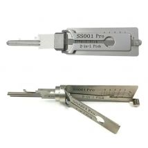2in1 Edelstahl Schlüssel Decoder Präzision Haken Und Pickup Hand Werkzeug O-ring Pickup Reparatur Kit Verfügbar Haken Hand mess Werkzeug