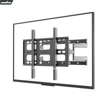 Full Motion LED-LCD-TV-Wandhalterung für 55–100 Zoll TV-Halterung, drehbarer Dual-Gelenkarm