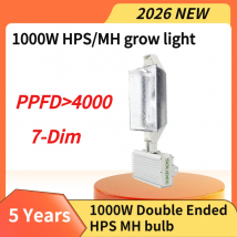 SOLIDEE 2 Einheiten 1000 W HPS komplettes Wachstumslicht-Set mit hocheffizienter Glühbirne, verwendet für den Gartenbau von Pflanzen im Innenbereich