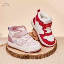 Dave Bella Kinder rosa Schuhe süße Mädchen Turnschuhe Anti-Rutsch-Kinder Freizeit Board Schuhe weiche Sohle Jungen Laufschuhe db4243125