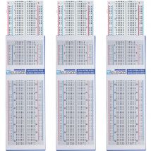 Elegoo 3 stücke Steck brett 830 Punkt löt freier Prototyp Leiterplatte Kit für Arduino Proto Shield Distribution Verbindungs blöcke