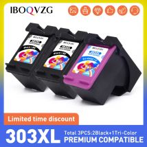 IBOQVZG 303XL Compatible Ink Cartridge Replacement For HP 303 XL For HP303 Envy 6220 6230 6232 6234 7130 7134 7830 7855 Printer