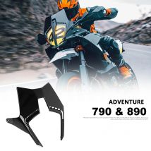 New Motorcycle Windscreen Windshield Wind Deflector Flyscreen For 790 Adventure Adv 890 ADVENTURE 890 ADV 790Adventure 2024