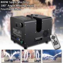800 W Cold Spark Effect 180 °   Winkel Moving Head DMX Fernbedienung Ersatz Funken Bühne Effekt Hochzeit Party DJ Disco Bühnenbeleuchtung