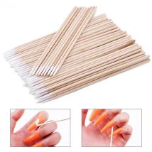 100/200/300 stücke Doppel Kopf Baumwolle Tupfer Frauen Make-Up Baumwolle Knospen Spitze Für Medizinische Holz Sticks Nase ohren Reinigung Gesundheit Pflege Werkzeuge