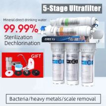 5 Stages Water Purifier Filter Household Kitchen Ultrafiltration Water Purifier Filter Water Purification System With Tap filter
