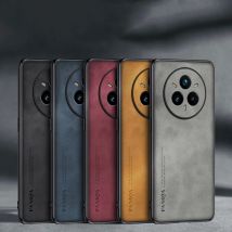 EUCAGR Luxus Schaffell PU Leder Silikon Telefon Zurück Fall Abdeckung Für Realme 14 Pro + Plus Stoßstange Coque Für realme 15T 15 Pro