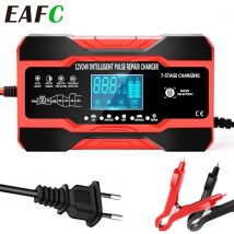 Voll automatisches Autobatterie ladegerät 12V 10a 24V 5a Smart Schnell ladung für Agm Gel Wet Blei Säure Batterie ladegerät LCD-Display