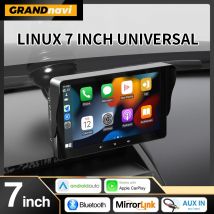 Grandnavi Universal 7 zoll Auto Radio Drahtlose Android Auto Carplay Bluetooth Touchscreen Tragbare Für VW Nissan Toyota