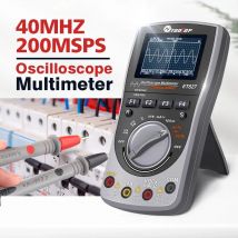 TOOLTOP ET827 Tragbares 40 MHz digitales Oszilloskop 6000 Zählungen T-RMS Multimeter 2in1 Spannung Strom Transistor HFE Ohm Hz Test