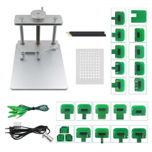 Telaio BDM LED in acciaio inossidabile con adattatori da 22 pezzi OBD2 Telaio BDM in alluminio ECU Tuning Programmatore Remap