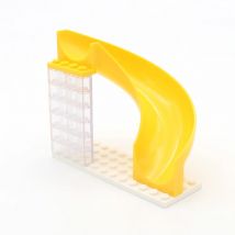 4 Stück Moc 11267 Slide Playground 7x12x8 gebogen 180 Grad Bausteine Block kompatibel alle Marken baut Street View zusammen