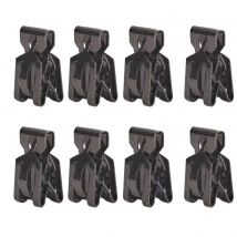 8 stücke 1430815 W712474S439 Boot Trim Panel Metall Clips Schellen Last Fach Für Ford Fiesta MK6 Fokus MK3 Mondeo MK3 S-MAX MK1
