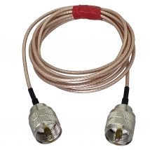RG316 RF pigtail PL259 UHF male Plug to PL259 UHF male Connector RF Jumper pigtail straight Cable 4inch~10M