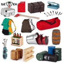 RC Car Garage Tools Series Scale Akcesoria Zabawka do 1/10 Crawler Axial SCX10 Capra TRX4 TRX6 Redcat 1/12 WPL D12 MN99S