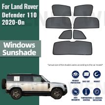 Für Land Rover Defender 110 L663 2020-2024 Magnetische Auto Sonnenschirme Vorne Hinten Windschutzscheibe Blind Vorhang Baby Seite fenster Sonnenschutz
