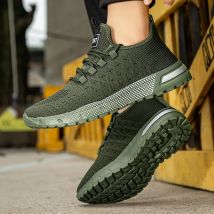 Herren Leichtgewicht-Laufschuhe - Atmungsaktive Mesh-Sportschuhe Geeignet für Joggen und Fitness-Übungen, Bestseller Modell 2025