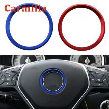 Auto Lenkrad Zentrum Emblem Dekoration Ringe Aufkleber Abdeckung für Mercedes Benz GLE CLA GLA W213 W246 W205 C117 Zubehör