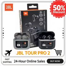 Oryginalne słuchawki bezprzewodowe JBL Tour Pro2 z Bluetooth, inteligentnym wyświetlaczem LED i funkcją redukcji szumów JBL Tour Pro2