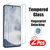 2PCS Full Screen Protector Fingerprint Entsperren Für Samsung Galaxy S24 Ultra Plus S20 S21 S23 FE S21 S22 s23 Plus