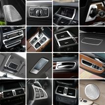 Für BMW X5 X6 E70 E71 E72 Auto Styling innen Tasten panel rahmen Dekoration Abdeckung Trim Auto Aufkleber edelstahl Zubehör