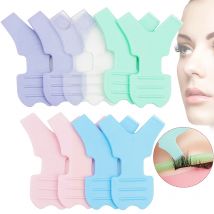 10 stücke Y Shap Silikon Wimpern Pinsel Sauber Kamm Ordentlich Up Falsche Lash Lifting Micro Pinsel Wimpern Verlängerung Make-Up-Tools