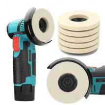 SIFANG 50mm/75mm wełniana tarcza polerska nakładki polerskie szlifierka kątowa koło filcowa tarcza polerska do metalu marmur szkło ceramiczne 1PC
