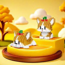 Multi Form Micro Mini Bausteine Hund: vielseitige und niedliche Cabrio Haustier Modelle für kreative Spaß Kinder Puzzle Spielzeug Geschenk