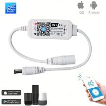 LED Smart WiFi Controller DC 12V 24V Dimmer MAGIC APP Voice Remote Control Dimming For COB 2835 Single Color LED Strip Lights