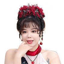 2024 New Women Elegant Trendy Casual Tassels Beads Flower Butterfly Grip Clip Shark Hair Clip Female New Headwear Accessories