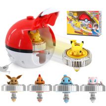 Pokemon bączek figurka Pikachu Charmander Squirtle Mew Eevee Elf Ball Gyro Spinner gra zbieraj zestaw zabawek prezent dla dziecka