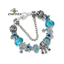 2024 Hot Sale Sparkling Stars Beads Charm Bracelet With Vintage Brand Bracelets Jewelry Gift For Women Men Friends Dropshipping