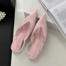 Damen-Sandalen, 2022, Sommer, spitze Zehen, High Heels, Damenmode, Bankettkleid, Hochzeit, Party, Pumps, Designer-Damenschuhe