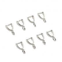 Crystal Pendant Clasp Connectors Rope Chain Seeds Buckle Necklace Wholesale  10PCS DIY Jewelry Accessories