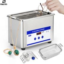 Urządzenie do czyszczenia ultradźwiękowego ultradźwiękowe okulary środek do czyszczenia biżuterii 40KHZ ultradźwiękowa wanna do mycia okularów o wysokiej częstotliwości do czyszczenia biżuterii