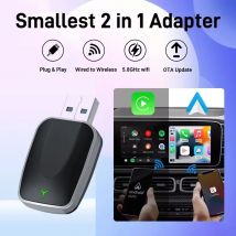 Carplay Android Auto Wireless Adapter für Toyota Mazda Nissan Camry Suzuki Subaru Citroen Audi Mercedes Kia Ford Opel Spotify BT