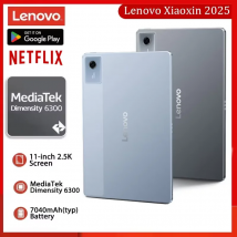 Tablet edukacyjny Lenovo Xiaoxin Pad 2025 11'' z procesorem MediaTek Dimensity 6300, wyświetlaczem 2.5K, Dolby Atmos, baterią 7040mAh, systemem Android i Wi-Fi.