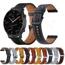 22 20mm Bracciale in pelle per Amazfit GTR 3 Pro cinturino per Xiaomi Amazfit GTS GTR2/GTR 2e/GTR 4/3/GTR 42 47mm cinturini accessorio